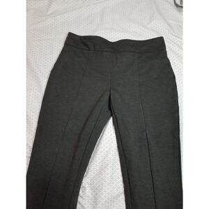 Hilary Radley Pants Sz MED Dark Gray Stretch Pont Pants Inseam 28"